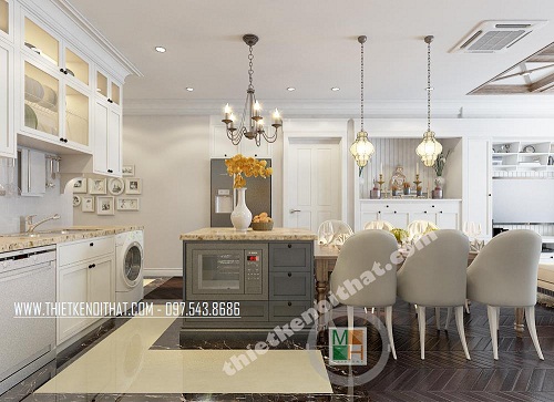tủ bếp đẹp mới nhất 2015